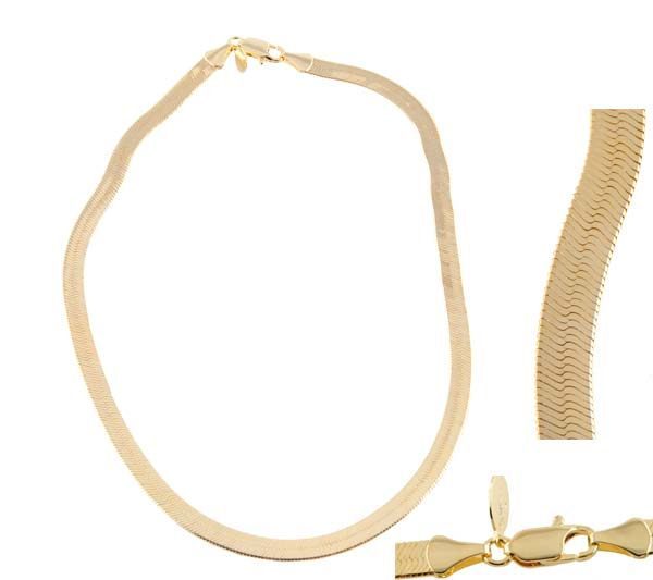 Awesome! 3mm Diamond Cut Herringbone Necklace - 75cm / 30: Carousel 1