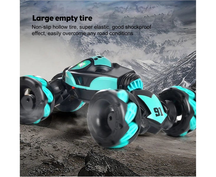 USB Charging Remote Control Stunt Car Gesture Sensor 4WD Double-sided 360o Ro... Carousel 2