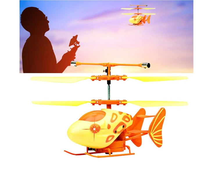 2.4G 2CH Mini RC Infrared Induction Helicopter Light Gyro Drone Model Kids To... Carousel 2
