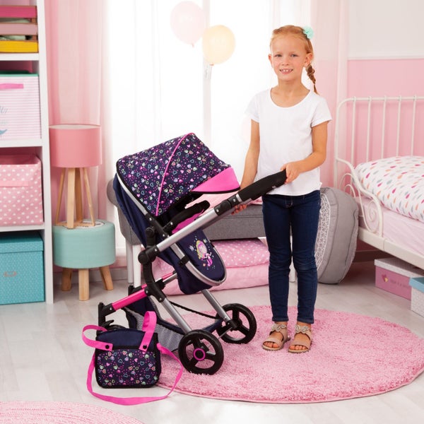 Bayer Neo Vario Combi Dolls Pram - Star Carousel 9