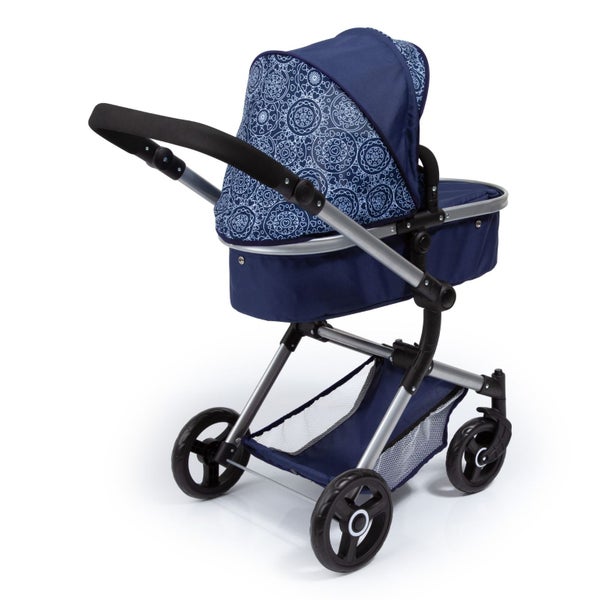 Bayer Neo Vario Combi Dolls Pram - Blue Carousel 2