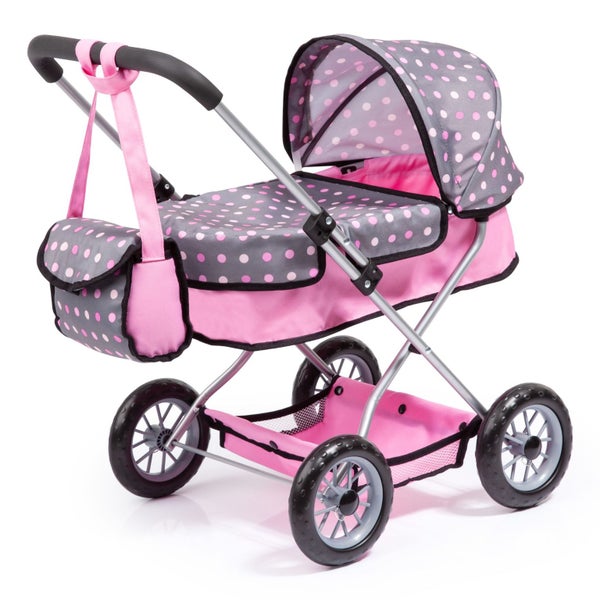 Bayer SMARTY DOLLS PRAM - Pink & Grey Was $139.99 Now 99.50 Carousel 1
