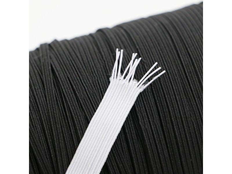 3 4 5 6 8 10MM White Black Flat Elastic Bands For DIY Sewing Carousel 1