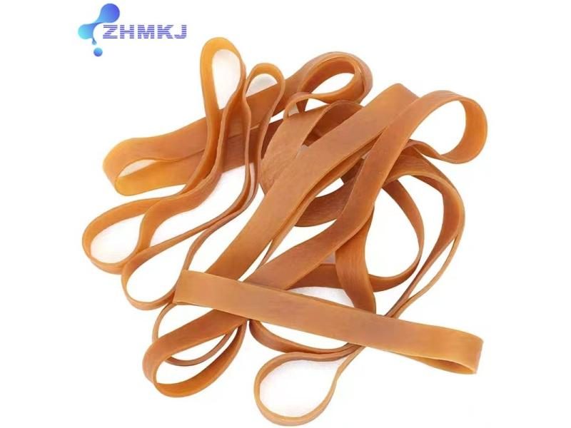 Brown Rubber Band High Elasticity Stretchable Width 4 20mm For Storage Sealing Carousel 2