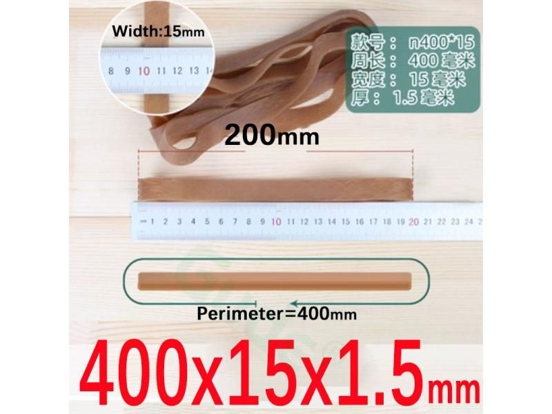 Brown Rubber Band High Elasticity Stretchable Width 4 20mm For Storage Sealing Carousel 1