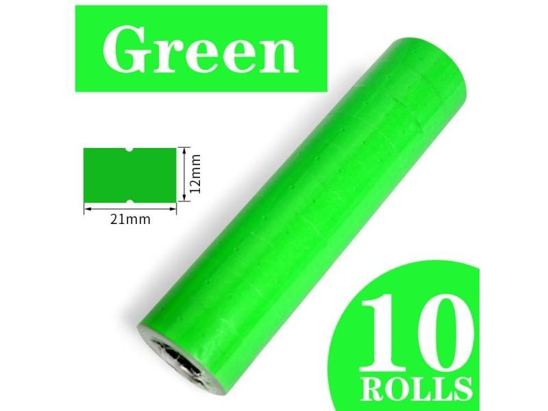 10 Rolls Price Label Single Line Price Label Tag Mark For MX-5500 Price Gun Carousel 1