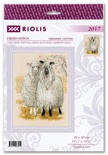 Riolis Cross Stitch Kit - Tough Guys Carousel 2