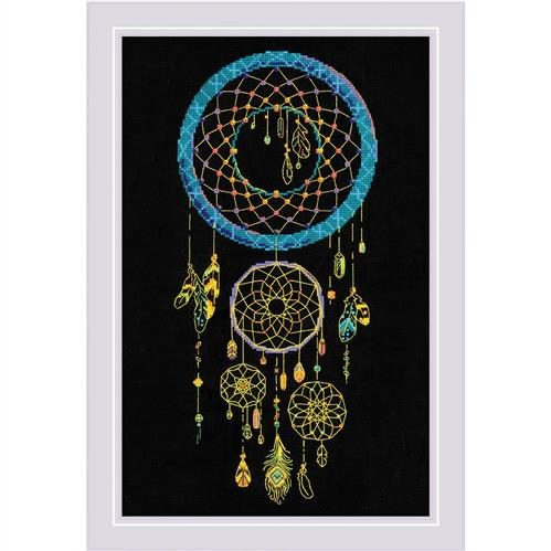 Riolis Counted Cross Stitch Kit - 25 x 40cm - Dream Catcher Carousel 1