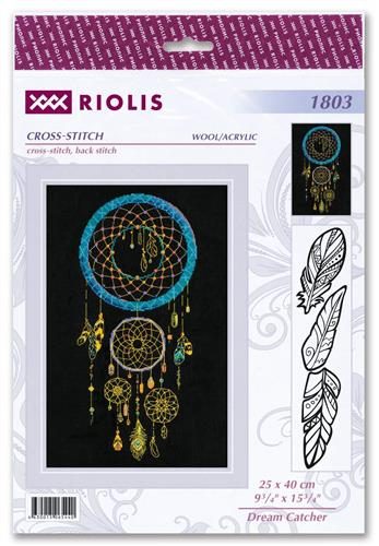 Riolis Counted Cross Stitch Kit - 25 x 40cm - Dream Catcher Carousel 2