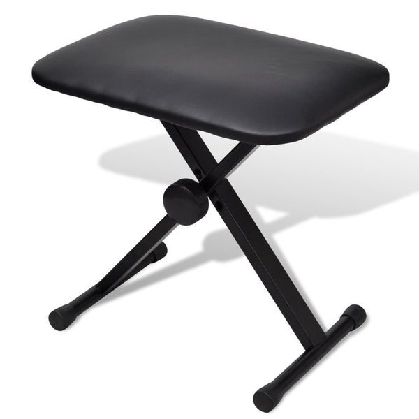 vidaXL Adjustable Keyboard & Piano Stool Foldable Carousel 1