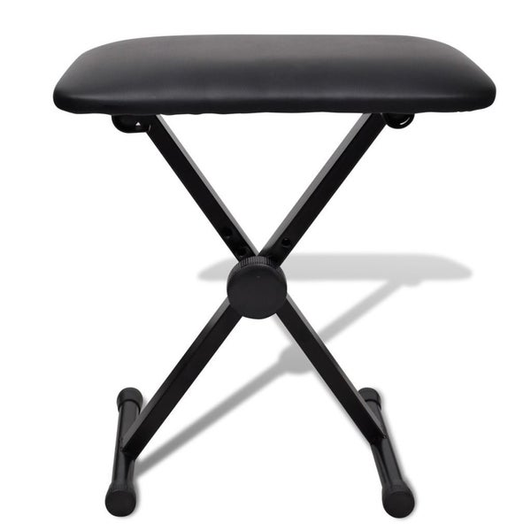 vidaXL Adjustable Keyboard & Piano Stool Foldable Carousel 2