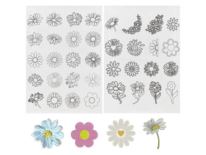 2pc Water Soluble Stabilizer Embroidery Stick And Stitch Embroidery Paper Tear Carousel 1