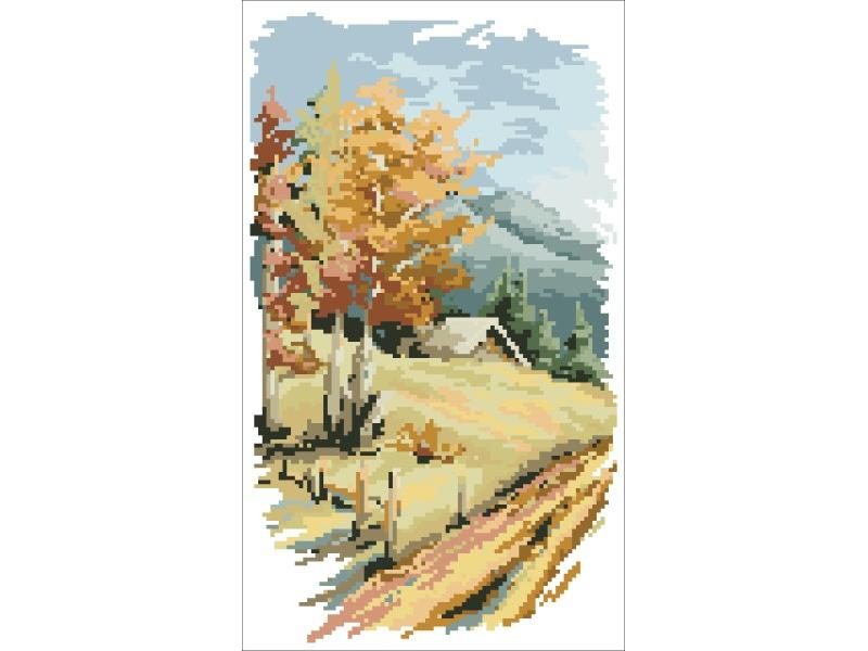 Diy Bead Embroidery Kits With Printed Cotton Canvas For Four Seasons Carousel 1