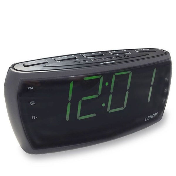 CR85 Alarm Clock Radio Digital LED AM FM Aux In Large Big Numbers Sight Impaired Carousel 1