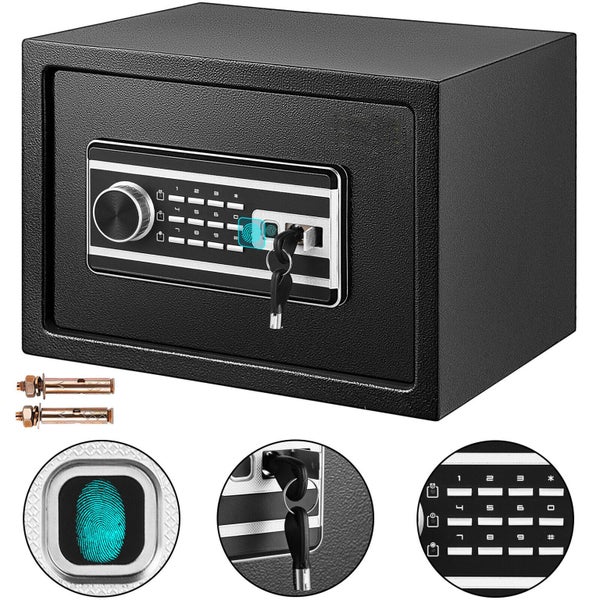 Safe Box Lock 22L Digital Fingerprint Lock Home Office Jewelry Cash Carousel 1