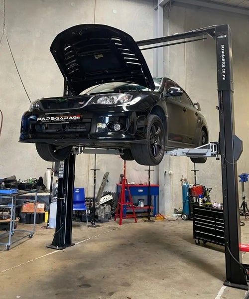 2 Post Car Hoist Lift - 4.5T -Clearfloor -Single Side Release -2 Setup Heights Carousel 18
