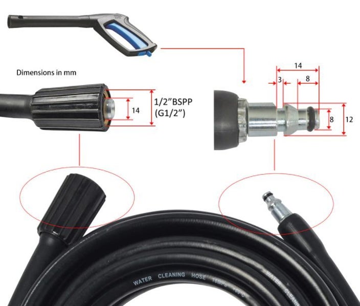 Nilfisk Water Blaster Hose - 7.5 Metres Carousel 2