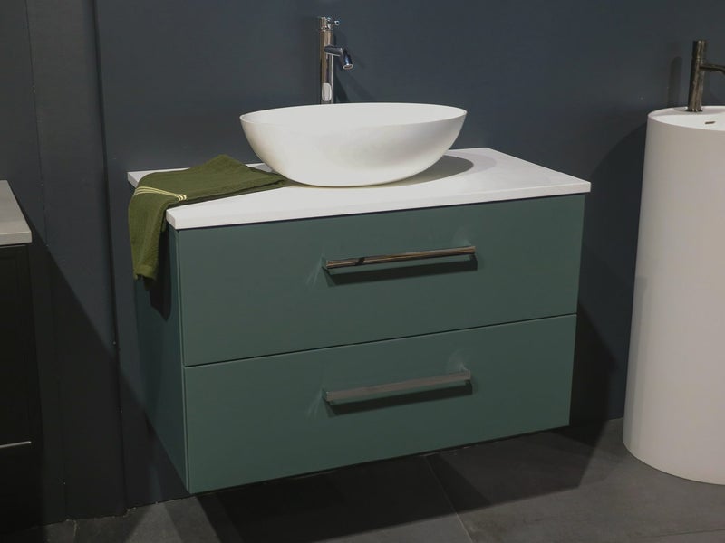 Reflex Opaco 900 2 Drawer Vanity in Kombu Green *Ex-Display* Was $2999 Carousel 1