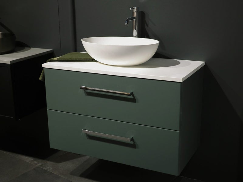 Reflex Opaco 900 2 Drawer Vanity in Kombu Green *Ex-Display* Was $2999 Carousel 2