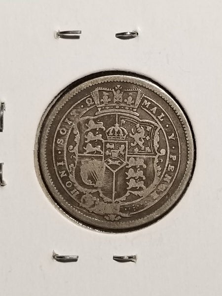 UK Shilling - SILVER - 1820 Carousel 2