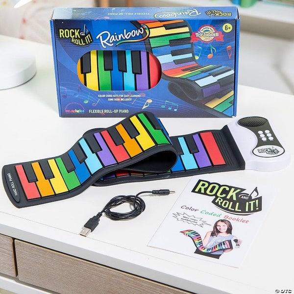 Rainbow Piano Rock & Roll It Carousel 5