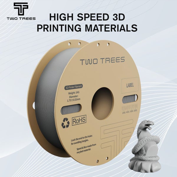 3D Printer PLA Filament Pro 1.75mm Hyper Flexible 1kg Printing Materials FDM Carousel 2
