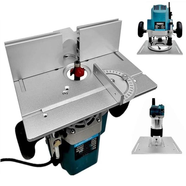 Router Table Insert Plate Woodworking Benches Router Table Miter Gauge Guide Carousel 1