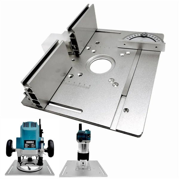 Router Table Insert Plate Woodworking Benches Router Table Miter Gauge Guide Carousel 10