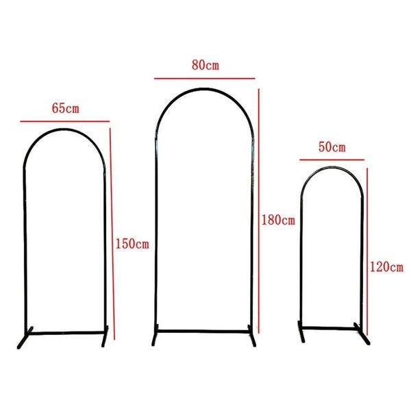 3Pcs/Set Arch Door Wedding Backdrop Stand Party Garden Flower Plants Rack Decor Carousel 9
