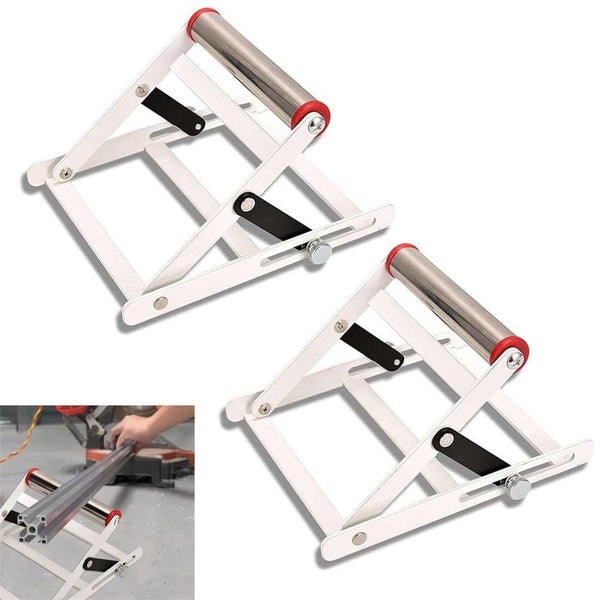 2PCS Adjustable Cutting Machine Support Frame Height Adjustable Table Saw Stand Carousel 1