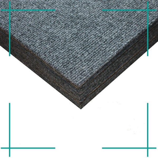 Grey Peel & Stick Garage Carpet Tiles Carousel 12