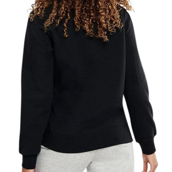 Champion Women's Script Crew Sweatshirt - Black Carousel 2