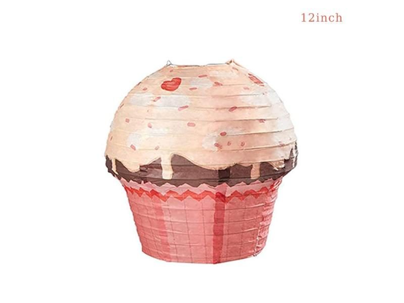 Cake Paper Lanterns 1st One Happy Birthday Party Decoration Kids 3D Ornaments Carousel 1