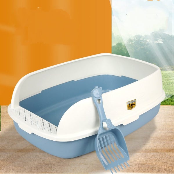 Pet Supplies Cat Litter Box Semi-Enclosed Anti-Splash Cat Toilet Large Carousel 2