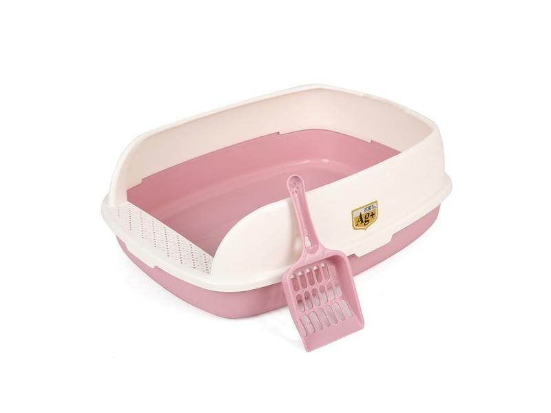 Pet Supplies Cat Litter Box Semi-Enclosed Anti-Splash Cat Toilet Large Carousel 1