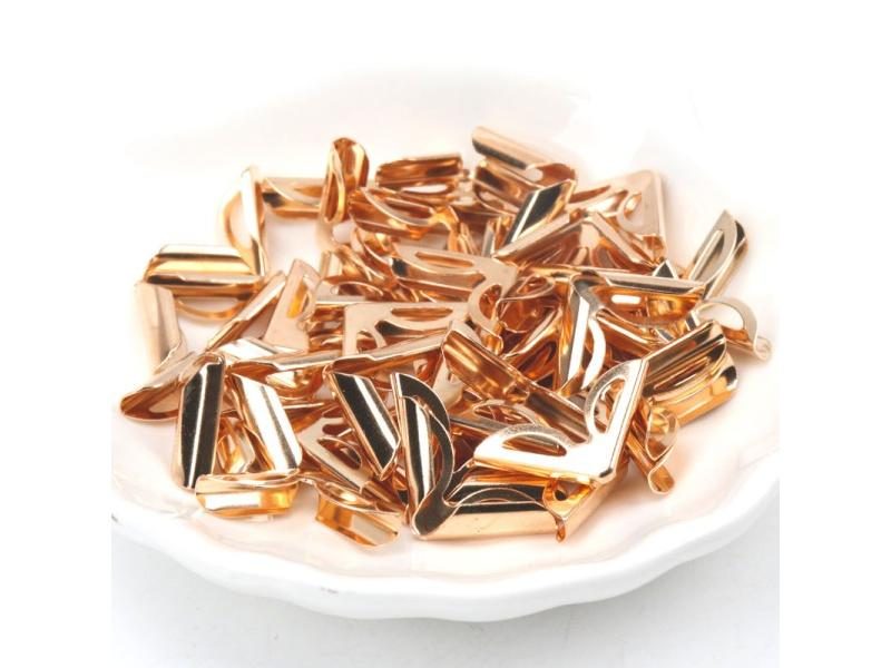 Rose Gold Metal Corners Books Scrapbooking Photo Albums Menus Crafts DIY Carousel 1