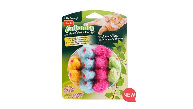 Hartz Cattraction with Silver Vine & Catnip Kitty Frenzy Cat Toy Carousel 1