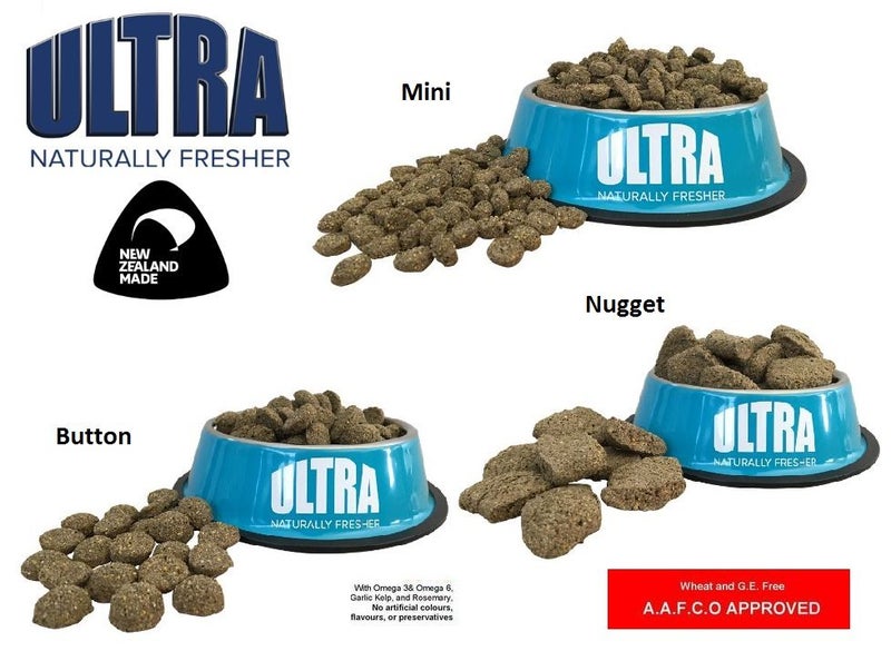 ULTRA ADULT BUTTON 5KG NZ'S OWN PREMIUM DOG FOOD SPECIAL Carousel 1