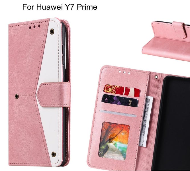 Huawei Y7 Prime Case Wallet Denim Leather Case Cover Carousel 1