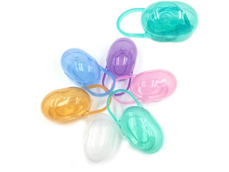 Colour Pacifier Baby Solid Box Soother Container Holder Box Travel Storage Case Carousel 2