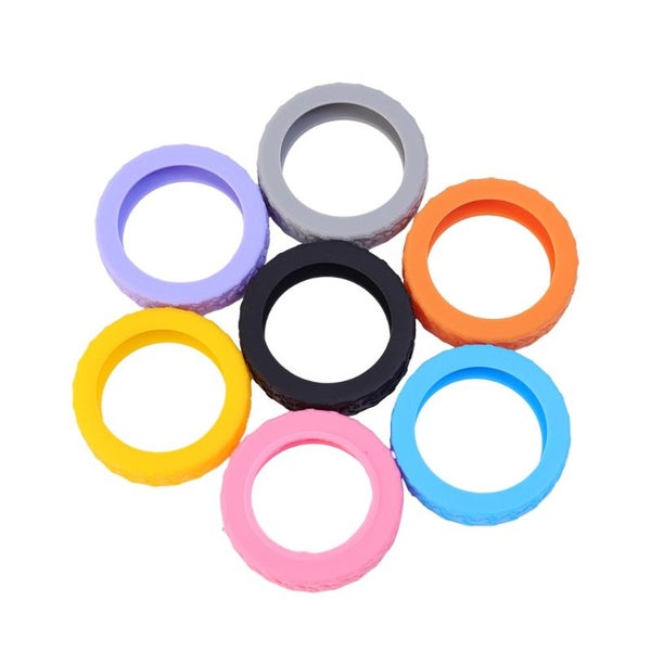 1/8Pcs Thicken Texture Silicone Wheels Protector For Luggage Reduce Carousel 7