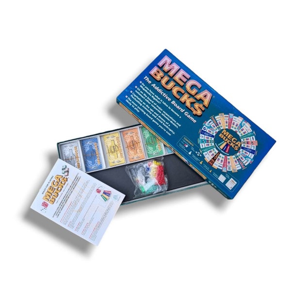 Vintage Board Game "MEGA BUCK$" Carousel 1