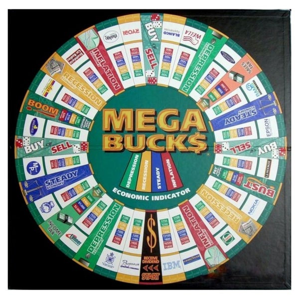 Vintage Board Game "MEGA BUCK$" Carousel 4