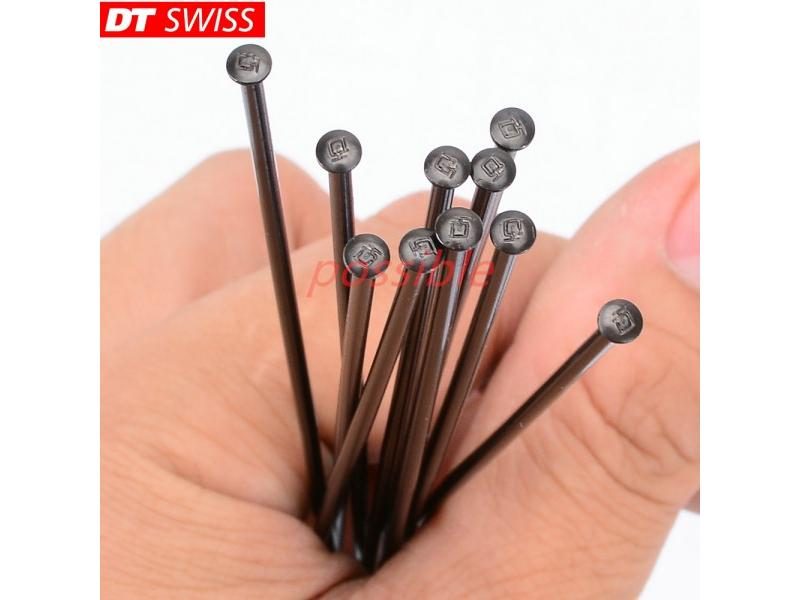 Bicycle DT Swiss 2.0-1.8-2.0 Round J-bend/straight Pull Black Spokes Carousel 1