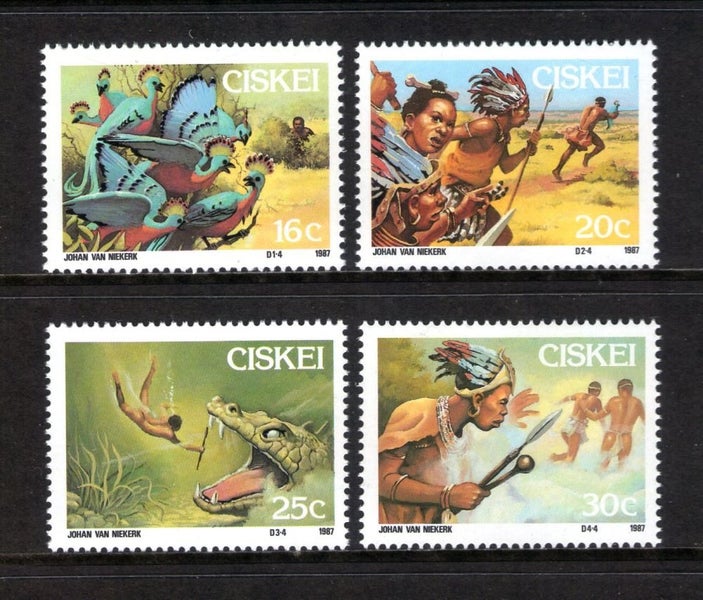 Ciskei - 1987 Folklore I Set (4) - UHM - 119/22 Carousel 1