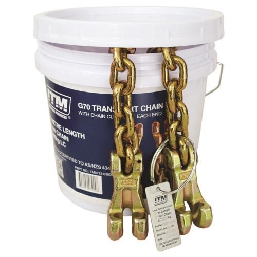ITM G70 Transport Chain - 3 Ton Lashing Cap. - 6M Length Carousel 1
