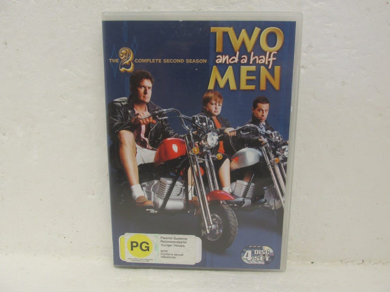 Two and a Half men (2) The Complete Second Season 4x DVD set DVD movie Carousel 1