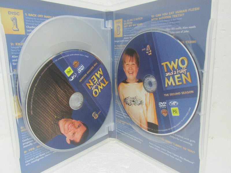 Two and a Half men (2) The Complete Second Season 4x DVD set DVD movie Carousel 4