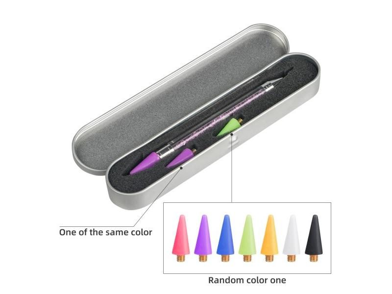 Dual-ended Dotting Pen Set With 2 Heads For Rhinestone Picking Carousel 2