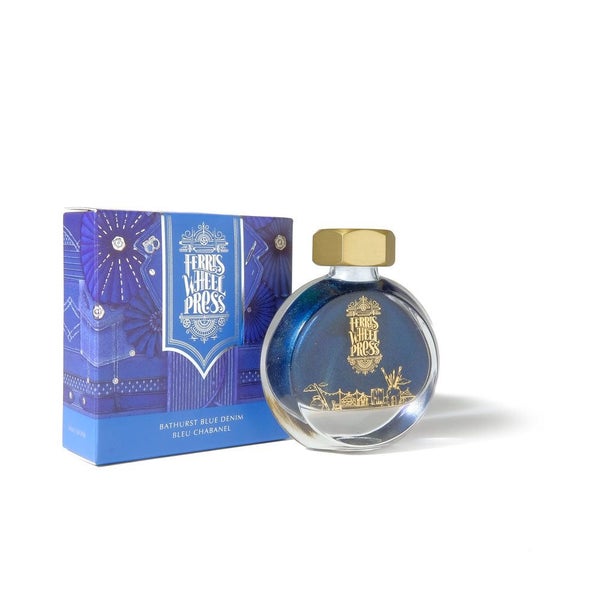 Ferris Wheel Press Fountain Pen Ink Bathurst Blue Denim 38ml Carousel 1